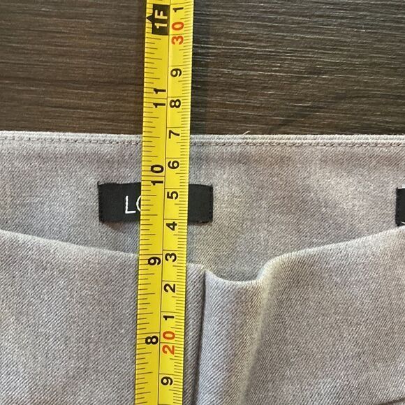 Loft NWT Marisa Straight size 0 gray dress pants - Picture 6 of 8